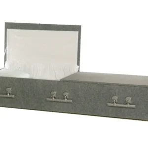 VC Grey Mazri Felt Cremation Casket